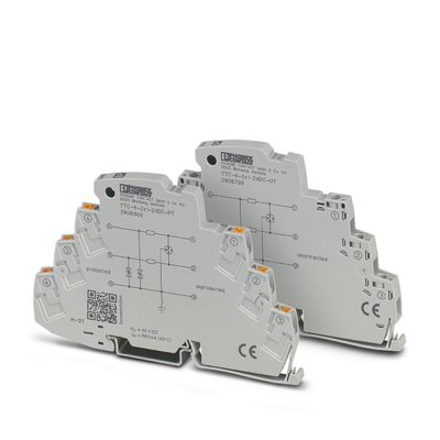 24V DC TTC-6-2X1-PT 超電圧保護具 2ポールで産業機器を保護する
