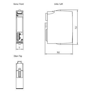 ET 200SP DQ 16x24VDC/0 5A ST シメンス 6ES7132-6BH01-0BA0からのデジタル出力モジュール