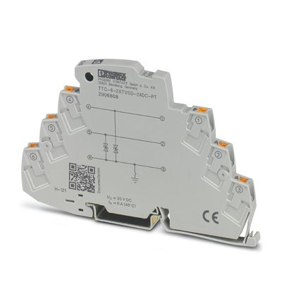 TTC-6-2XTVSD-24DC-PT 2極電波保護装置 2極電波と24V直流電圧