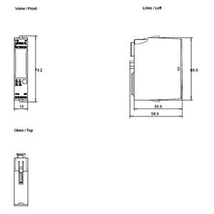 PLC 6ES7136-6DB00-0CA0 F-DQ HF 4x24VDC/2A 産業自動化用電子モジュール