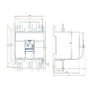 350-500A サイズ S12 3RU5176-5HB1 CT 単一マウント保護用超負荷リレー 10級