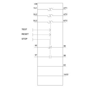 3RU6116-1JB1 モーター保護のための電圧リレー 理論電圧 11...16 A サイズ S00 10級