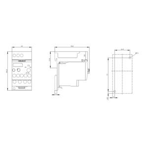 理論 モーター保護用の電圧リレー PLC 3RU6116-4AB1 11...16 A サイズ S00 10級