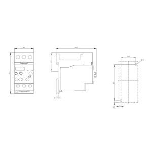 3RU6126-4EB1 単独のモーター保護用の過負荷リレー サイズS0 34...40A 10級