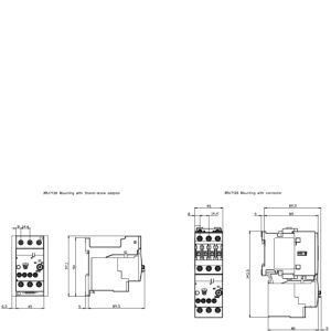 密閉されたPLC 3RU7126-1DB0 過負荷リレー 3RU7 保護用サイズS0