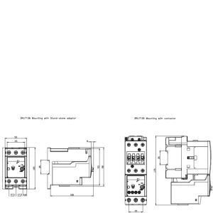 3RU7136-4GB0 PLC 過負荷リレー サイズ S2 61.50 x 96.00 x 109.00MM 密閉保護