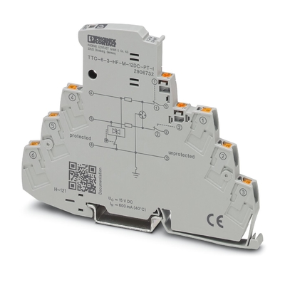 TTC-6-3-HF-M-12DC-PT-I フォニックスコンタクトによる電圧保護 12V DC 定電圧 2ポール