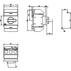 PLC 3KD0233-2KG20-3 直接操作メカニズムを持つスイッチを切り離す基本装置