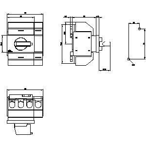 PLC 3KD0242-2KG20-3 基本装置 切り離し スイッチシャフト 4 ポール 安定した動作