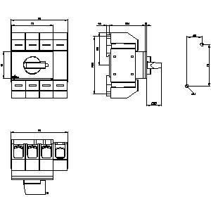 PLC 3KD0342-2LG20-3 基本装置 切断スイッチシャフトをスムーズな電源制御のために