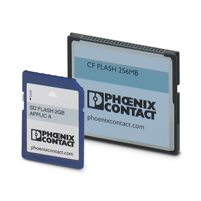 フォニックス・コンタクトの産業用グレード2GB CFFLASHメモリ システムに必須