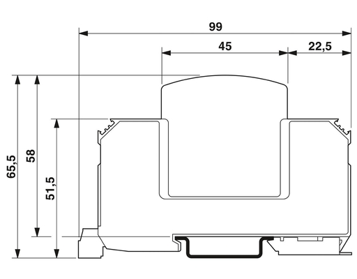 2858564 VAL-MS 320/3 1 フェニックスコンタクトタイプ 2 超電圧保護 4 極 230 V AC 定数