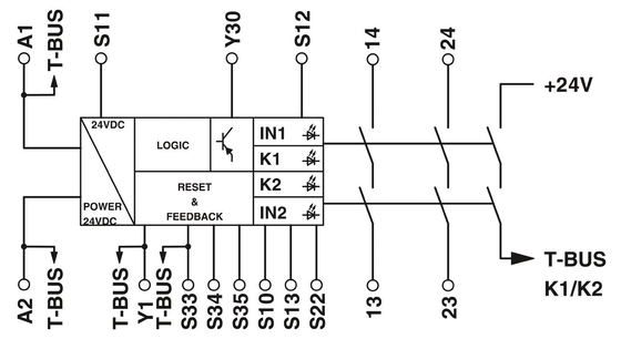 2981486 PSR-SCP-24DC/SDC4/2X1/B フェニックス接触安全リレー ストレージリレー理論