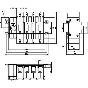 3KD3440-2NE10-0 基本装置 SENTRON 3KD用のシャフトスイッチ切断器 1600Aまで