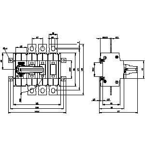 PLC 3KD3632-0NE10-0 SENTRON の シャフト スイッチ 切断器 1600 A まで の 基本 装置