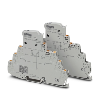 TTC-6-3-HF-M-12DC-PT-I フェニックス コンタクト オーバージェード 保護 2 極 12 V DC 定位電圧