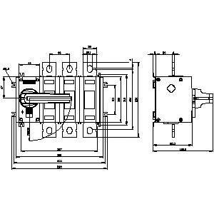 PLC 3KD4032-0PE10-0 SENTRON 3KD 基本装置 切断スイッチ 最大1600A