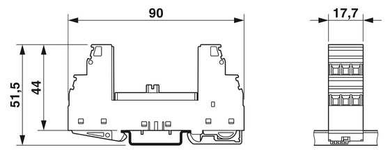 PT 4-EX I -BE フェニックス 接触電波保護具 定位電圧 24 V DC ポール番号 1