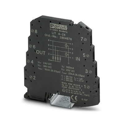 24V DC 定位電圧電波保護器 2804678 LIT 4-24 2ポールのフォニックス・コンタクト