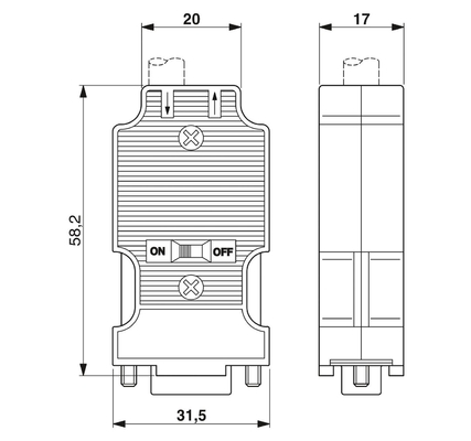 2744377 SUBCON-PLUS-PROFIB/AX フェニックス コンタクト D-SUB バス接続器