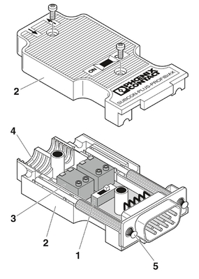 2744377 SUBCON-PLUS-PROFIB/AX フェニックス コンタクト D-SUB バス接続器