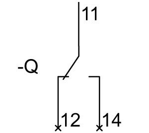PLC 3KD9003-2 3KD0サイズのためのアクセサリー 01/02 ケーブルなしの補助スイッチ 1NO 1NC
