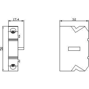 PLC 3KD9003-2 3KD0サイズのためのアクセサリー 01/02 ケーブルなしの補助スイッチ 1NO 1NC