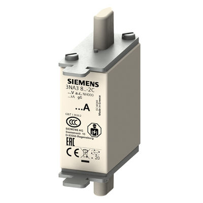PLC 3NA3812-2C LV HRC フューズリンク GL/GG 断熱されていないグリップラグとフロントインジケーター