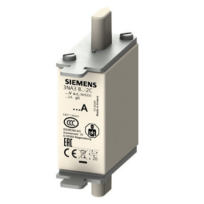 PLC 3NA3820-2C LV HRC フューズリンク GL/GG 断熱されていないグリップラグとフロントインジケーター