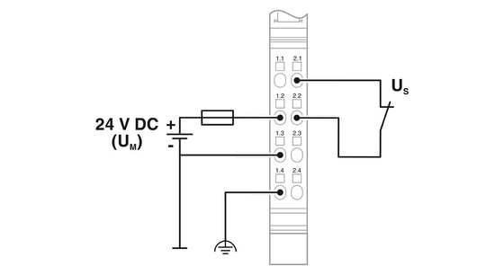 2861331 IB IL 24 PWR IN-PAC フェニックスコンタクト電源モジュール IP20 保護レベル