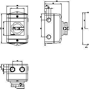 PLC 3LD2064-1TC51 産業用電源管理用の基本装置の切断スイッチ