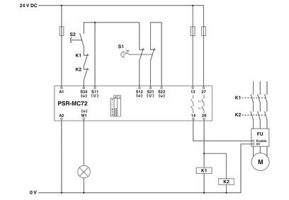産業用フェニックス接触安全リレー PSR-MC72-2NO-1DO-24DC-SP 保護用