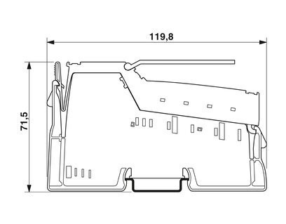 フォニックスコンタクト 自動化スペアパーツ IB IL 24 LPSDO 8 V3-PAC 安全モジュール