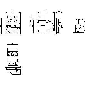 PLC 3LD2154-0TK53 産業自動化システムの基本装置の切断スイッチ