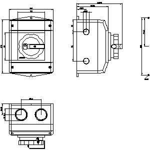 PLC 3LD2165-4VD51 産業安全基準の基本装置の切断スイッチ