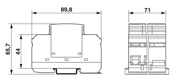 230V AC 4極電圧保護器 VAL-MS 230IT/3 1-FM インダストリアル