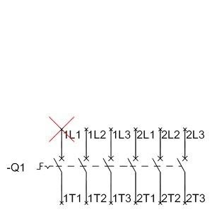 PLC 3LD2203-3VK51 電力配送ネットワークの基本装置の切断スイッチ