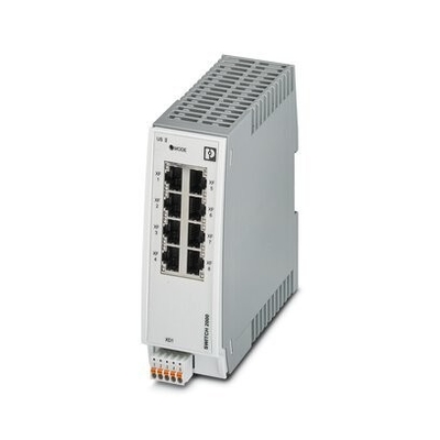 フリースイッチ (FL SWITCH 2008) の安全な接続