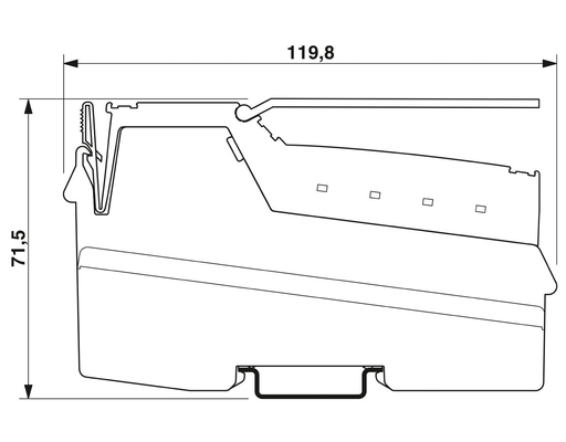 フォニックスコンタクトバスカップラー IL MOD BK DI8 DO4-PAC