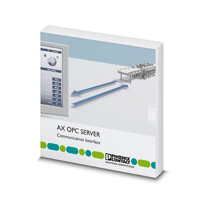 プロフェッショナル・フェニックス・コンタクト・ドライバーとAX OPC SERVER 2985945のインターフェイス・ソフトウェア