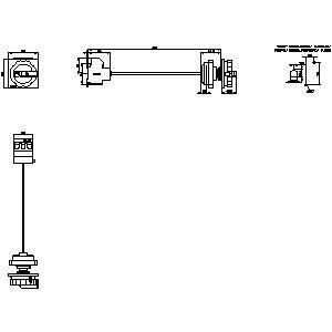 PLC 3LD2545-0TK53 産業用電源配送用のスイッチを切り離す基本装置