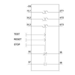 理論電圧リレー 3RU6126-4CB0 モーター保護用 サイズ S0 クラス 10 34...40 A