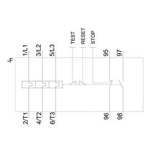 理論電圧リレー 3RU6126-4CB0 モーター保護用 サイズ S0 クラス 10 34...40 A