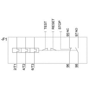 シメンス 3RU5136-4BB0 40...50 モーター保護用超負荷リレー サイズS2クラス10