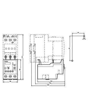 シメンス 3RU5136-4BB0 40...50 モーター保護用超負荷リレー サイズS2クラス10