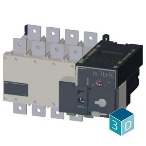 シメンス 3KC8446-0EA22-0GA3 3KC ATSE 4ポール RTSE/ATSE 630A 転送スイッチング機器