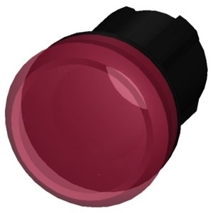 シメンス 3SU1001-6AA20-0AA0 SIRIUS ACT 滑らかなレンズ付き赤いプラスチック製のパイロットライト