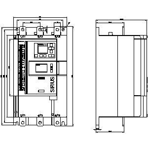 SIRIUS ソフトスターター 3RW5544-6HA14 重用アプリケーション用4サイズスクリュー端末