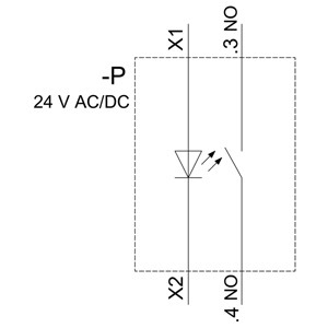 シメンス 3SU1152-0AB60-1BA0 メタル 輝く照明 平きボタン 瞬間の白いプッシュボタン