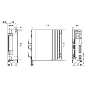 シエメンスの200V0.40kWSINAMICS V90コンバーター LI PROFINET FSB 6SL3210-5FB10-2UF2